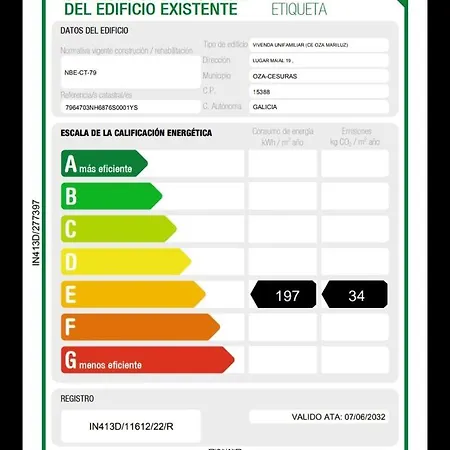 Εξοχικό σπίτι Casa Rural Oza Dos Rios *